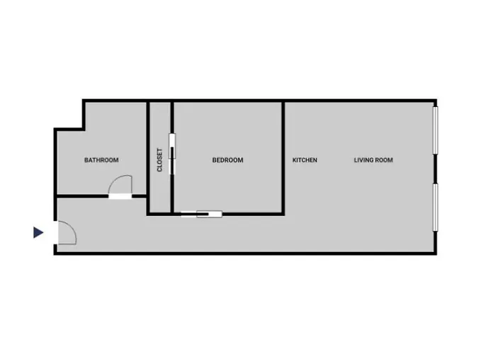Appartement met een Slaapkamer